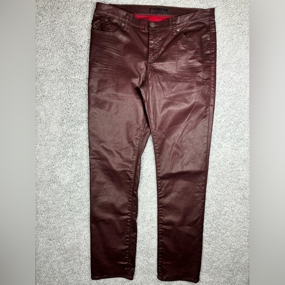 Rock and Republic Jeans Womens 16 Berlin Coated Skinny Party Concert Night Out - Picture 1 of 5